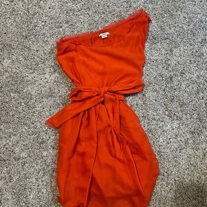 Bar III Orange Mini Dress